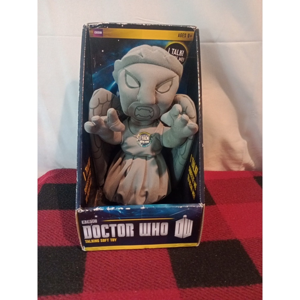 Doctor Who BBC Weeping Angel Talking Soft Plush by Underground Toys WORKS (Read)